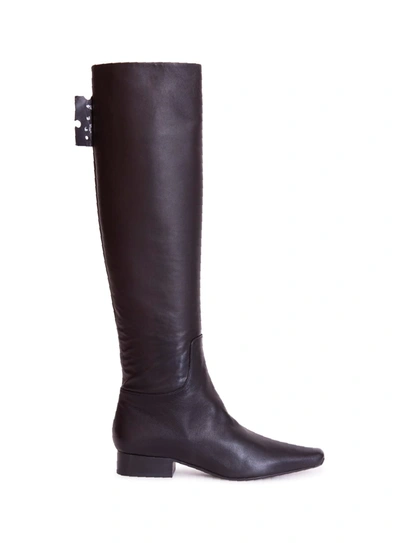Shop Off-white Knee-length Boots In Nero