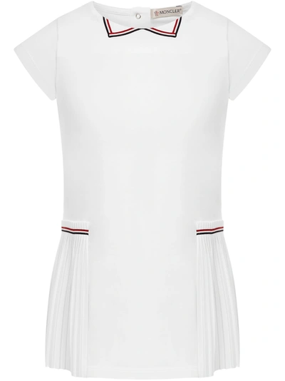 Shop Moncler Enfant Dress In White