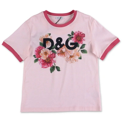 Shop Dolce & Gabbana T-shirt In Rosa