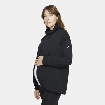 Shop Nike Women's (m) Reversible Pullover (maternity) In Black