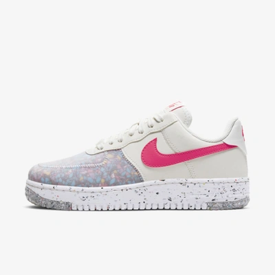 Shop Nike Air Force 1 Crater Women's Shoes In Summit White,summit White,siren Red