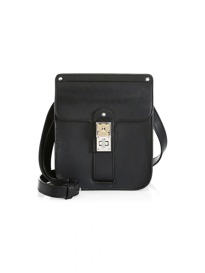 Shop Proenza Schouler Women's Ps11 Leather Crossbody Bag In Black