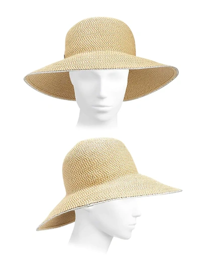 Shop Eric Javits Hampton Sun Hat In Peanut