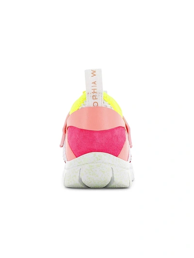 Shop Sophia Webster Baby's, Little Girl's And Girl's Fly-by Sneakers In Neutral