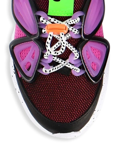 Shop Sophia Webster Baby's, Little Girl's And Girl's Fly-by Sneakers In Black Purple