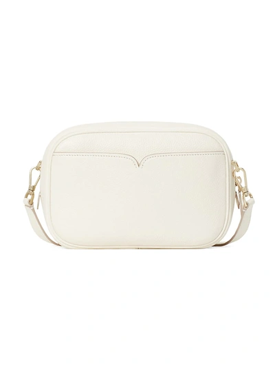 Shop Kate Spade Medium Astrid Leather Camera Bag In Parchment