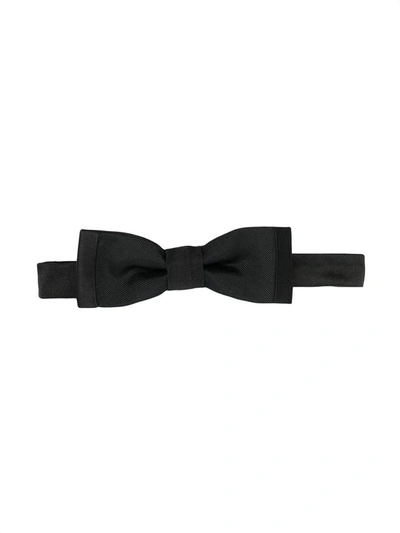 Shop Dsquared2 Silk Bow Tie In Black