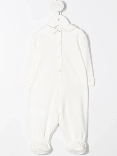 Shop Monnalisa Bunny Print Babygrow In White