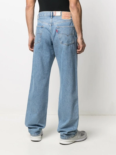 Shop Levi's High Waisted Wide-leg Jeans In Blue