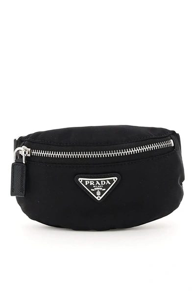 Shop Prada Wrist Pouch Trick In Black