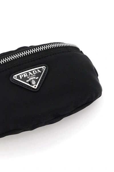 Shop Prada Wrist Pouch Trick In Black