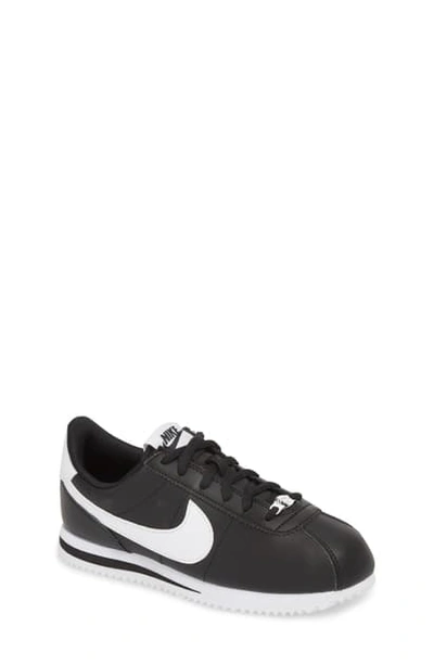 Shop Nike Cortez Sl Sneaker In Black/ White