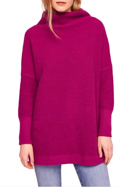 Shop Free People Ottoman Slouchy Tunic In Mulberry