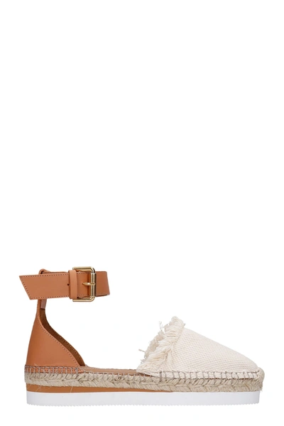 Shop See By Chloé Glyn Espadrilles In Leather Color Leather And Fabric