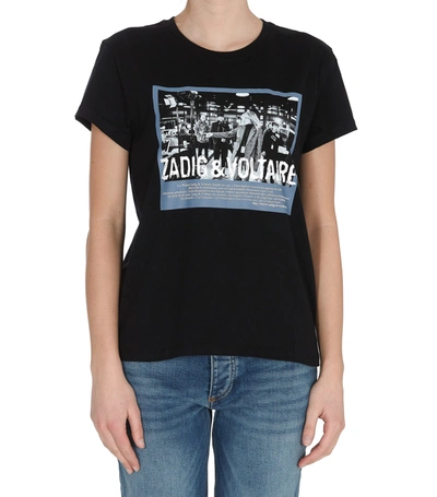 Shop Zadig & Voltaire T-shirt In Black