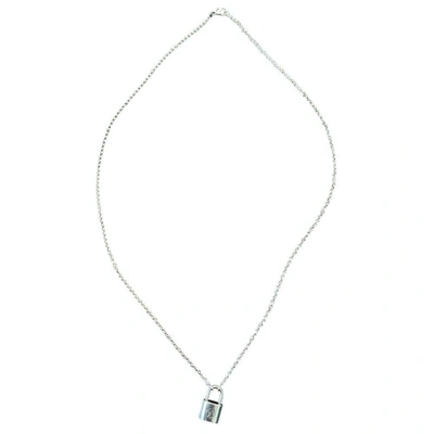 Pre-owned Louis Vuitton For Unicef Silver Silver Long Necklace