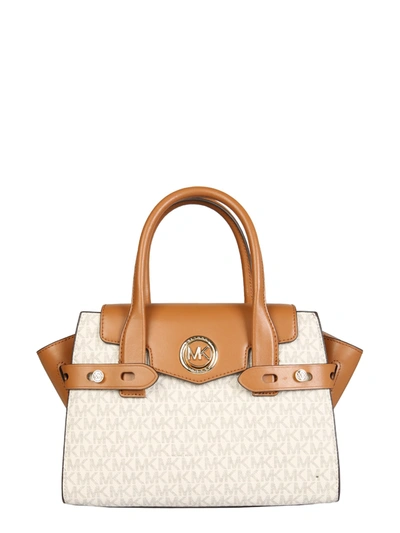 Shop Michael Michael Kors Small Carmen Handbag In Multicolour