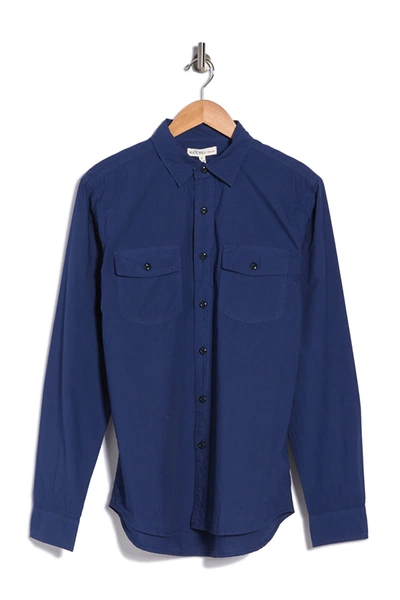 Shop Alex Mill Button-up Field Shirt In Navy