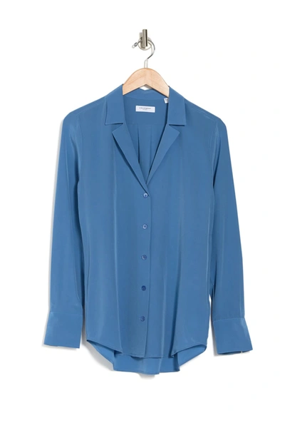 Shop Equipment Oriana Long Sleeve Blouse In Riverside