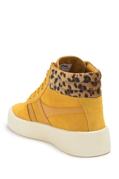 Shop Gola Baseline Savanna Sneaker In Sun/leopard