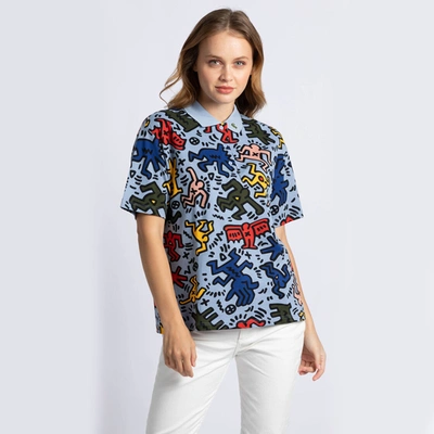 Kommunikationsnetværk astronaut Tidligere Pre-owned Lacoste Multicolor Keith Haring Print Relaxed Fit Polo Shirt S  (available For Uae Customers Only) | ModeSens