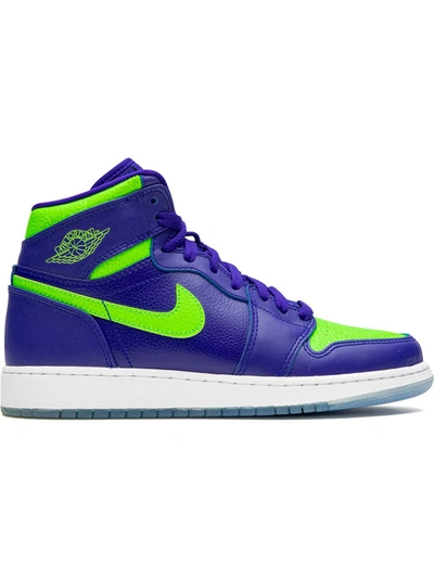 Shop Nike Air Jordan 1 Retro High Sneakers In Blue