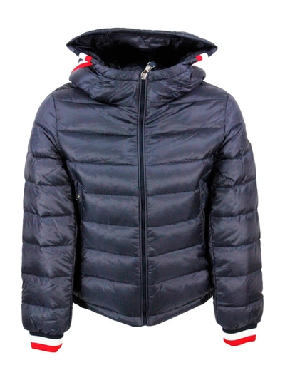 Shop Moncler Giroux Down Jacket In Blue