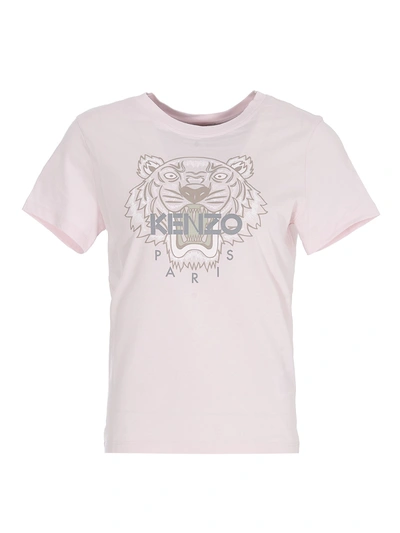 Shop Kenzo Tiger Printed T-shirt In Light Pink