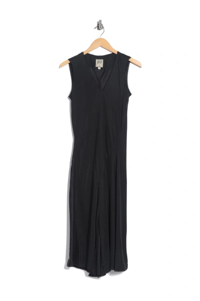 Shop Go By Go Silk Go Drape Sleeveless Dress In Washed Black