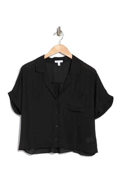 Shop Abound Short Sleeve Camp Shirt In Black