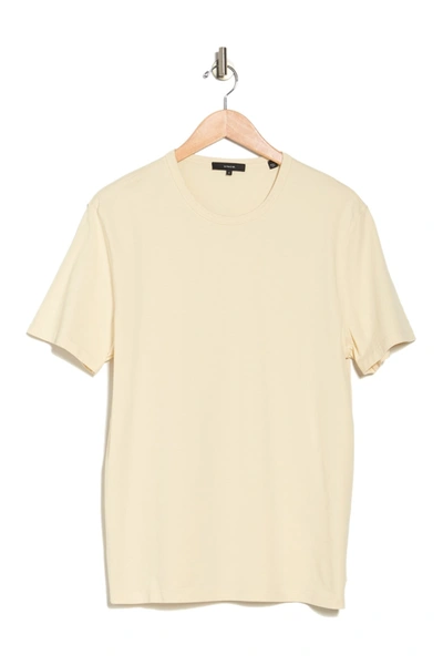 Shop Vince Solid T-shirt In Washed Yellow Mist