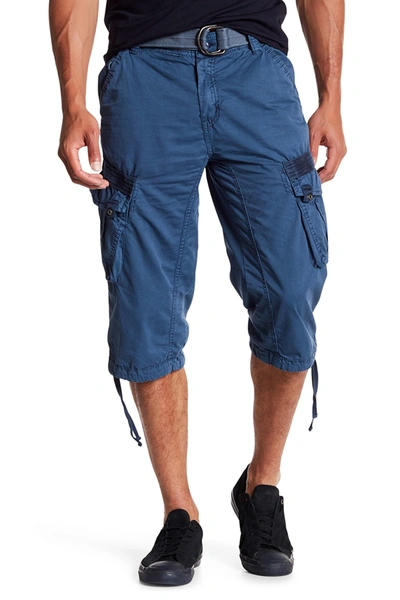 Shop X-ray Xray Belted Cargo Shorts In Majolica Blue