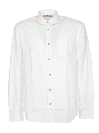 Shop Acne Studios Classic Shirt In White