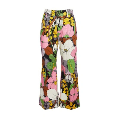 Shop La Doublej Hendrix Pants In Big Flower