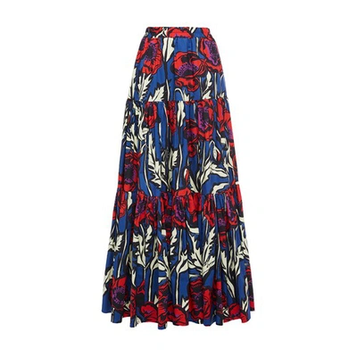 Shop La Doublej Big Skirt In Big Blooms