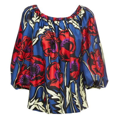 Shop La Doublej Paloma Shirt In Big Blooms