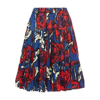 Shop La Doublej Love Skirt In Big Blooms