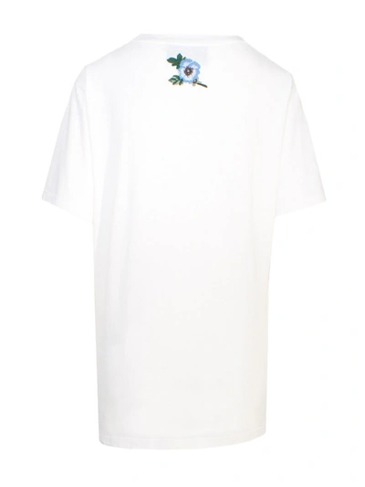 Shop Gucci T-shirt Logo Vintage Bianca In White