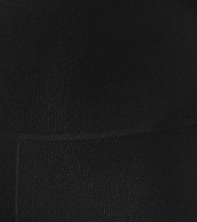 Khaite Roonie Stretch-knit Skinny Pants In Black