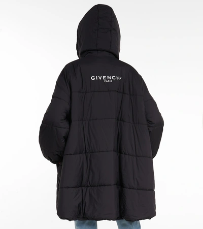 Shop Givenchy Puffer Coat In Black