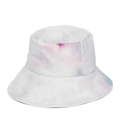 Shop Isabel Marant Loiena Cotton Bucket Hat In Green