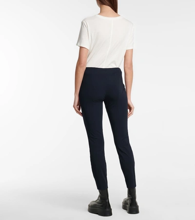 Shop The Row Kosso High-rise Skinny Pants In Blue