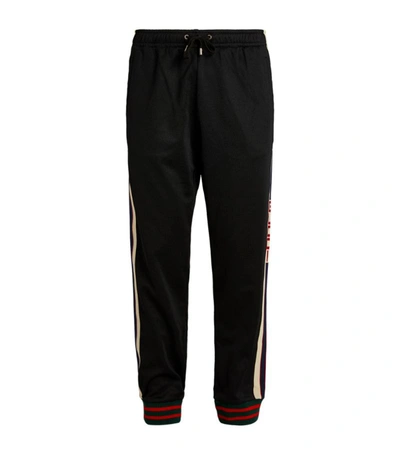 Shop Gucci Technical Jersey Sweatpants