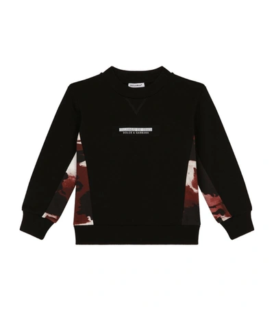 Shop Dolce & Gabbana Kids Logo Sweatshirt (8-12 Years)