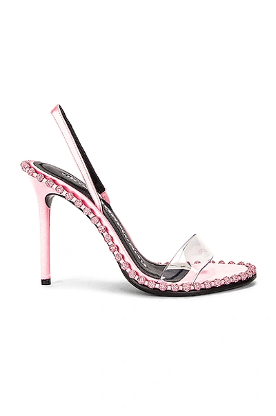 Shop Alexander Wang Nova Crystal Sandal In Prism Pink