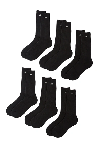 Shop Adidas Originals Athletic Crew Socks In Black