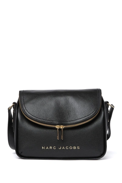 Shop Marc Jacobs The Groove Leather Messenger Bag In Black