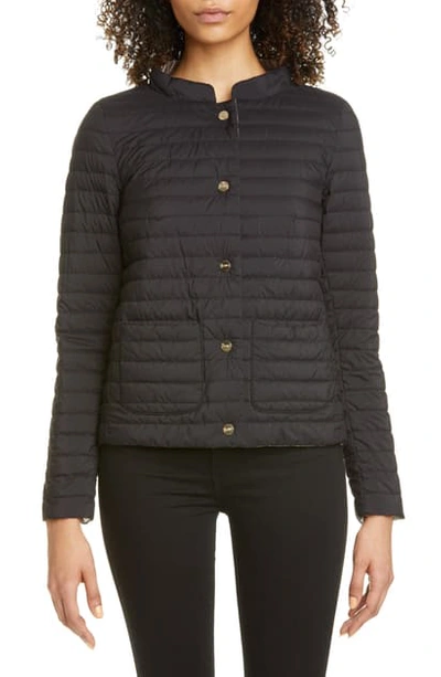 Shop Herno Reversible Water Repellent Down Puffer Jacket In 9002 / Azzurro