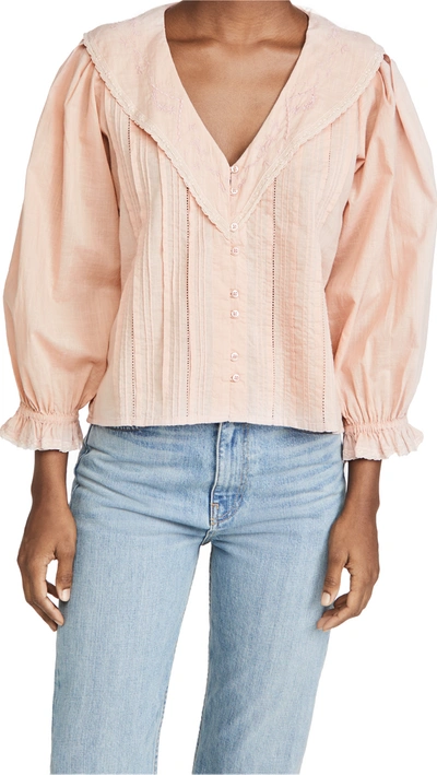 Shop The Great The Hankie Top In Carnation