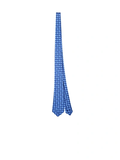 Shop Kiton Blue Tie